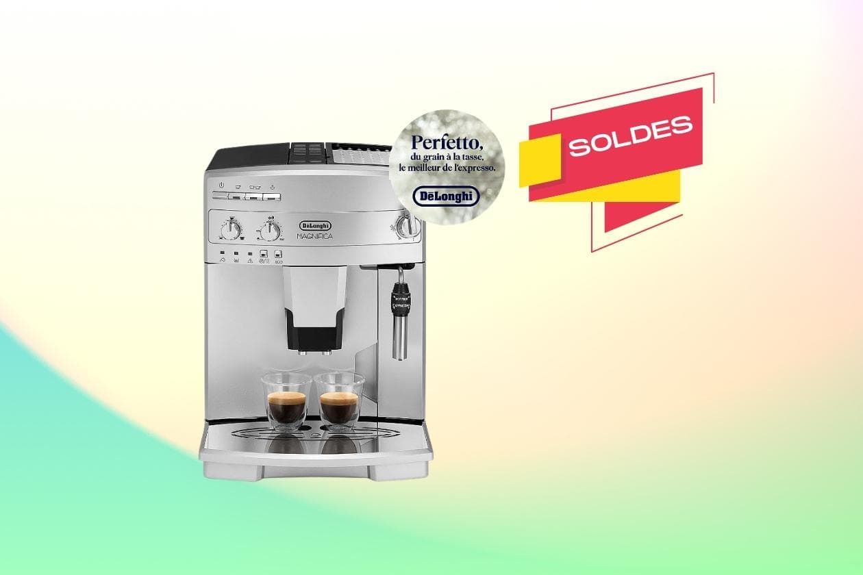 Bon plan Soldes : la machine à café DELONGHI Magnifica S profite de 100€ de  remise