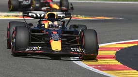 Max Verstappen lors du GP de Belgique.