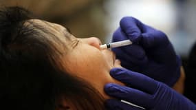 Un vaccin administré par voie nasal (photo d'illustration)