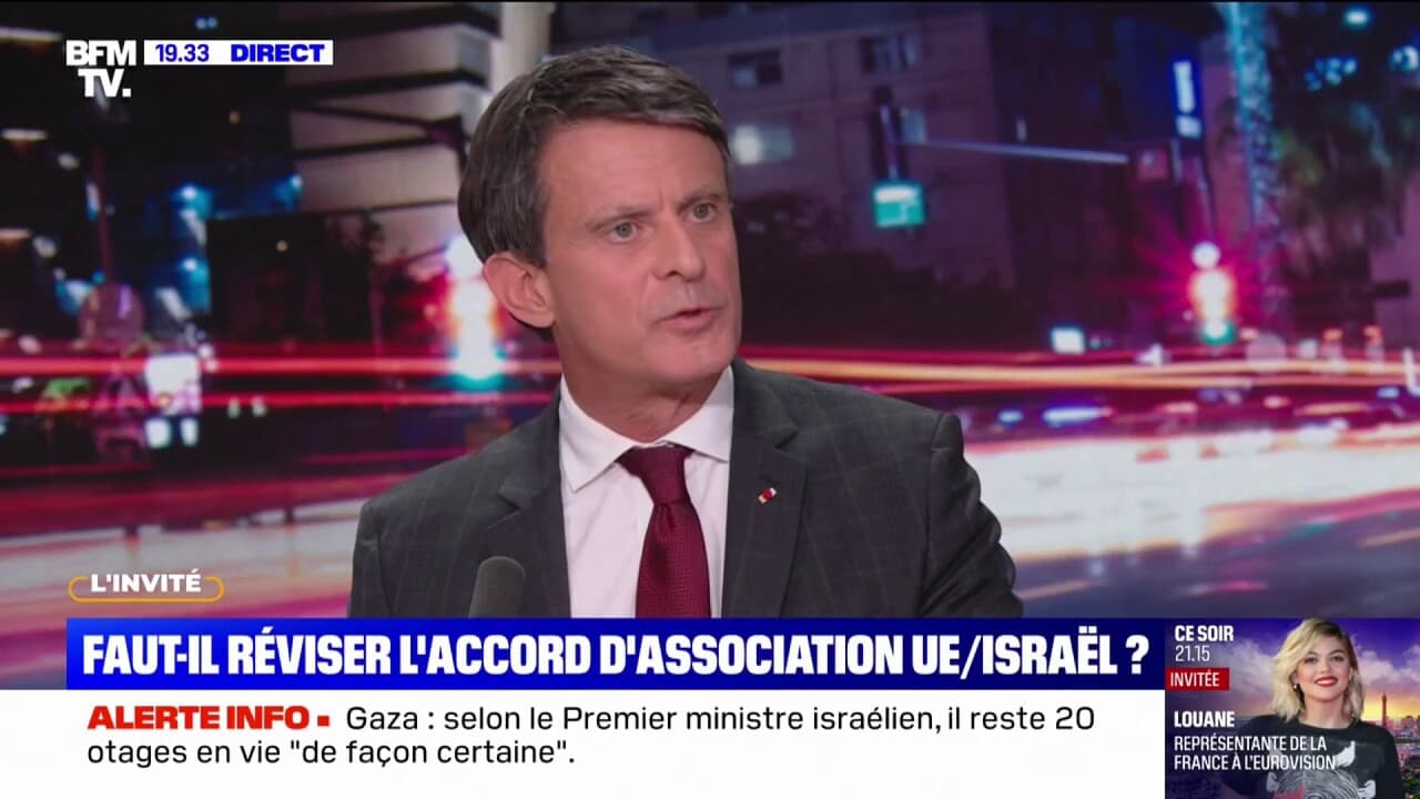 Gaza: selon manuel valls, ministre des outre-mer, isoler israël serait 