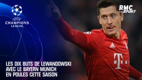 Ligue des champions : Les dix buts de Lewandowski en poules cette saison