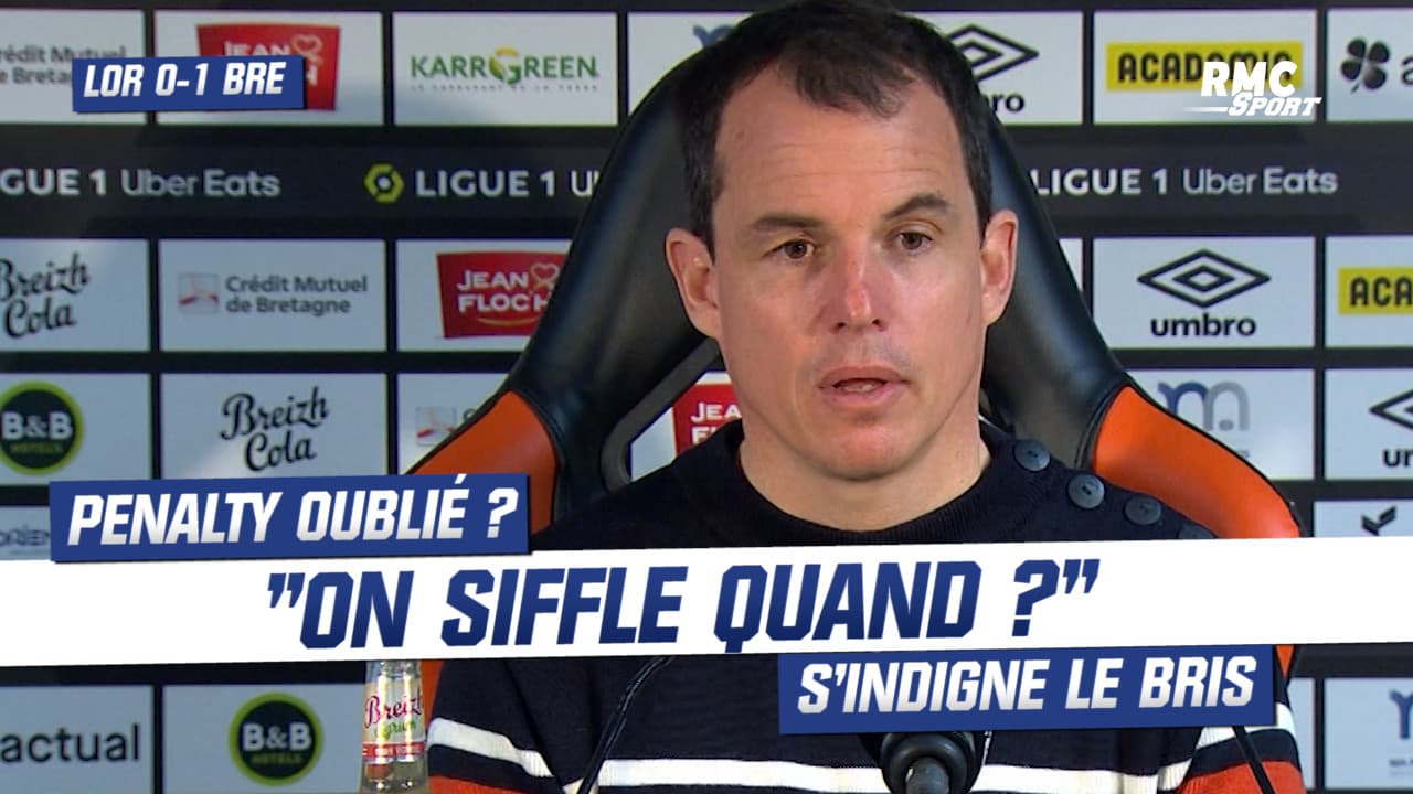 Lorient 0-1 Brest: "Quand on siffle penalty ?" le sentiment d'injustice de Le Bris thumbnail