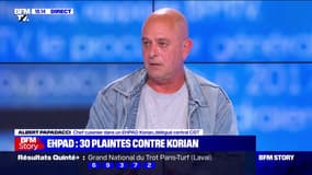 "Moi je dois cuisiner pour 4,50 euros par jour, par pensionnaire" déclare ce chef cuisinier d'un Ehpad Korian