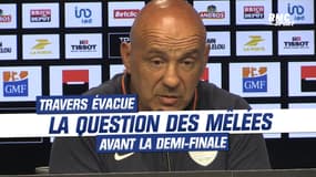 Toulouse-Racing 92 : "Ce n'est pas en 6 jours qu'on va devenir très bon ou très mauvais", balaye Travers au sujet des mêlées