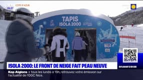 Alpes-Maritimes: le front de neige de la station Isola 2000 fait peau neuve