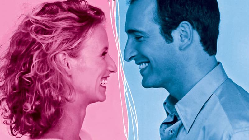 Alexandra Lamy et Jean Dujardin dans "Un gars, une fille"