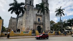 L'église San Servacio de Valladolid dans l'État du Yucatan dans le sud-est du Mexique, le 13 février 2019.