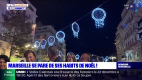 Les illuminations de Noël officiellement lancées à Marseille