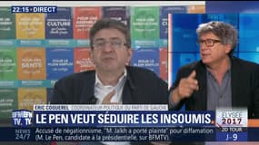 Présidentielle: Le Pen veut séduire les "Insoumis"