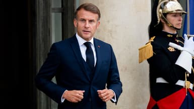 Le président Emmanuel Macron à l'Élysée le 16 septembre 2025 