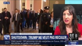Shutdown: Trump ne veut pas reculer