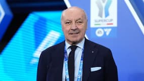 Beppe Marotta, président de l'Inter, à Riyad le 6 janvier 2025