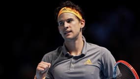 Dominic Thiem au Masters de Londres, le 12 novembre 2019