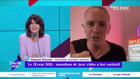 La charade surprise de Samuel Etienne à Estelle Denis dans Estelle Midi.