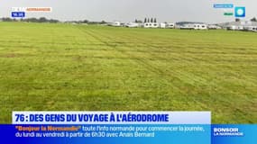 Gommerville: l'aérodrome occupé par des gens du voyage