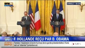 Lutte contre Daesh: La conférence de presse de François Hollande et de Barack Obama