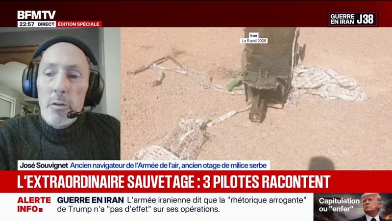 Pilote américain sauvé en Iran: "Ce qui fait une bonne cachette, c'est un lieu qui est difficile d'accès ", explique José Souvignet, ancien otage de milice serbe