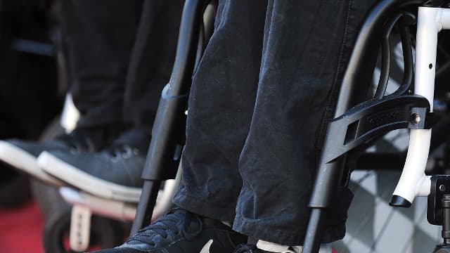 Handicapés en fauteuil roulant à Nantes en 2015. (illustration)