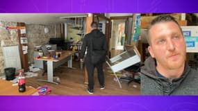 L'agence d'intérim de Laurent Ruiz vandalisée en marge de la manifestation du 1er-Mai à Lyon