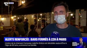 Bars fermés à 22h à Paris: ce commerçant assure qu'il va perdre 50% de son chiffre d'affaires