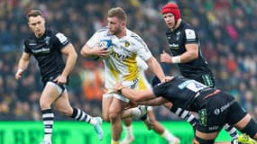 Puerre Bourgarit lors de La Rochelle-Leicester (45-12, Champions Cup), le 14 janvier 2024