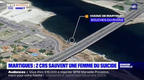 Martigues: deux CRS sauvent une femme en pleine tentative de suicide