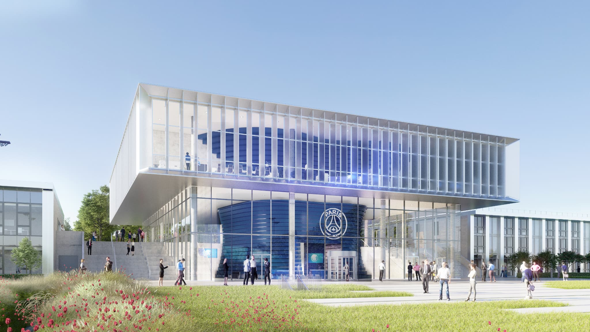 Le futur centre d'entraînement du PSG Le futur centre d'entraînement du PSG