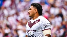 Sipili Falatea avec Bordeaux-Bègles, lors de la demi-finale de Top 14 face à La Rochelle, le 10 juin 2023.