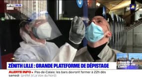 Covid-19: ouverture du centre de dépistage du Zénith de Lille