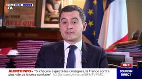 Coronavirus: "Après cette crise sanitaire, il faudra réfléchir à refaire venir en France" la production de masques, estime Gérald Darmanin