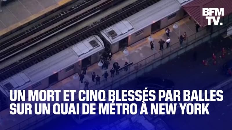Une fusillade dans le métro de New York fait un mort et cinq blessés
