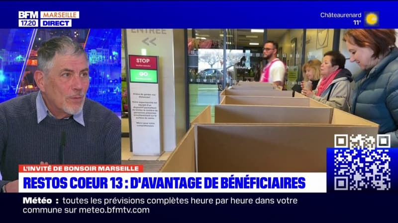 Bouches-du-Rhône: de plus en plus d'étudiants bénéficiaires des Restos du cœur