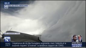 Un avion filme l’œil de l'ouragan Florence au large des côtes américaines