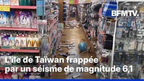 Taïwan: l'île frappée par un séisme de magnitude 6,1 