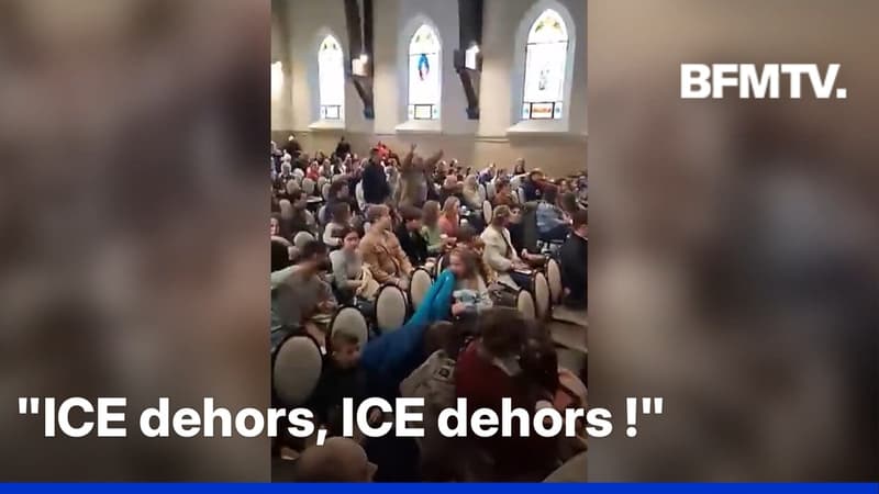 États-Unis: des manifestants anti-ICE perturbent un office religieux