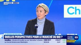 Marché du Bio: "Sur les magasins spécialisés, c'est reparti et c'est sans inflation", observe Christelle Le Hir, présidente du directoire de La Vie Claire