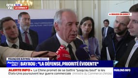 François Bayrou: "Il s'agit de donner priorité à la loi de programmation militaire, mais aller au-delà, pour une loi de réarmement ou de sécurité"