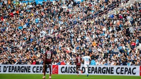 Le public du Vélodrome lors d'OM-Metz en novembre 2021