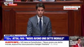 IVG dans la Constitution: "Ce vote est un aboutissement, celui d'un long combat", salue Gabriel Attal
