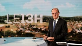 Le Premier ministre Jean Castex, avant de s'exprimer sur au JT de TF1, à Paris le 21 juillet 2021