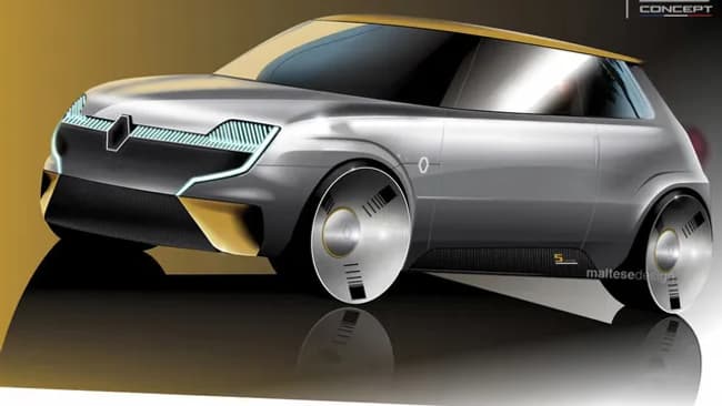 En 2020, un designer italien avait imaginé l'avenir électrifié de la R5 En 2020, un designer italien avait imaginé l'avenir électrifié de la R5