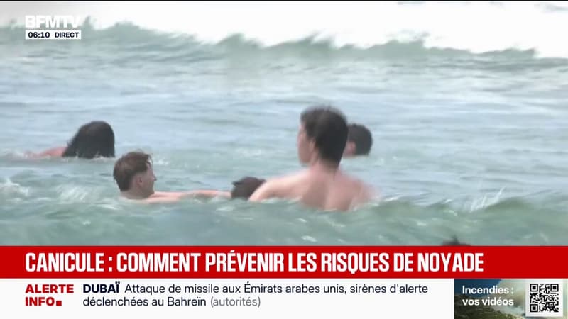 Canicule: face aux fortes chaleurs, des moyens de prévention mis en place pour éviter les noyades