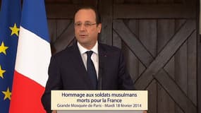 François Hollande a rendu hommage mardi aux soldats musulmans morts pour la France.