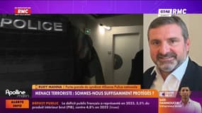 "Il ne faut pas céder à la terreur", déclare Rudy Manna, porte-parole du syndicat Alliance Police nationale