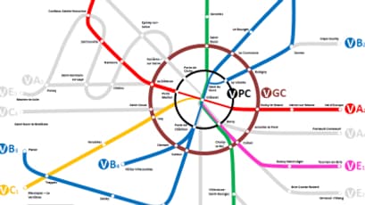 La région Île-de-France lance les cinq premiers axes du RER Vélo. La région Île-de-France lance les cinq premiers axes du RER Vélo.