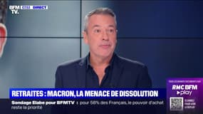 ÉDITO - Retraites: la menace de dissolution de Macron face à la motion de censure