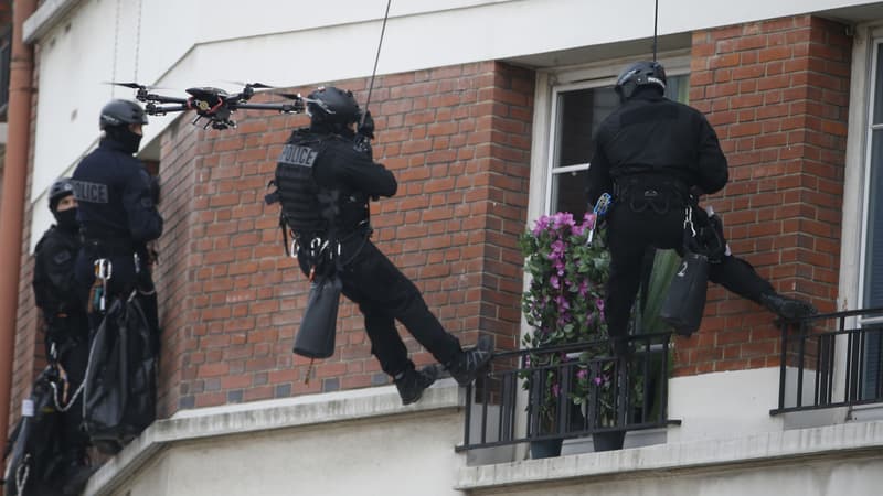 Lors de leur opération du 13 mars dernier, les policiers de la BRI ont pu compter sur l'appui d'un drone.