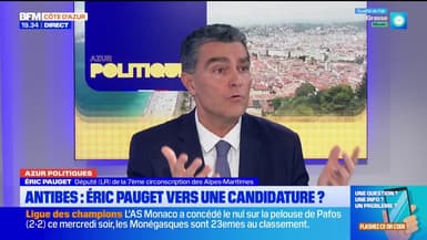 Municipales à Antibes: Eric Pauget préfère attendre avant de se lancer