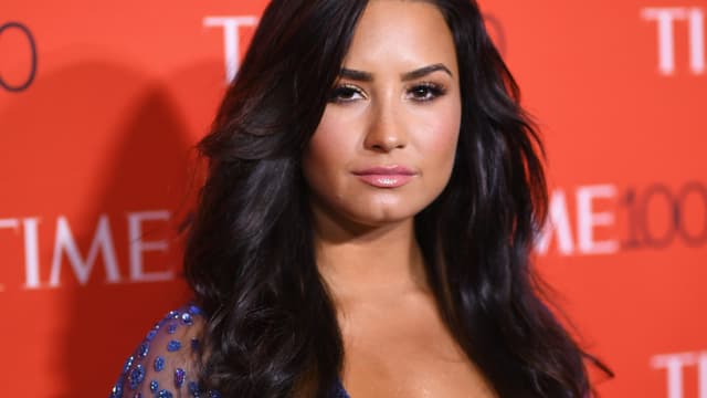 Demi Lovato le 25 avril 2017 à New York