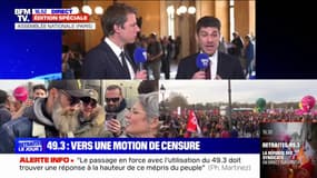 Aurélien Pradié "va se poser la question" de voter la motion de censure déposée par le groupe LIOT